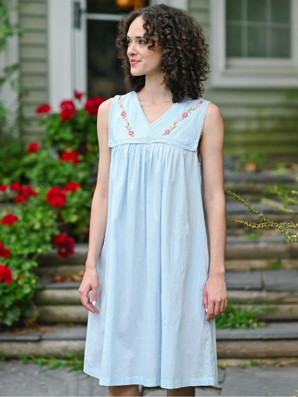 April Cornell Sweetness Nighty - Blue SZ L